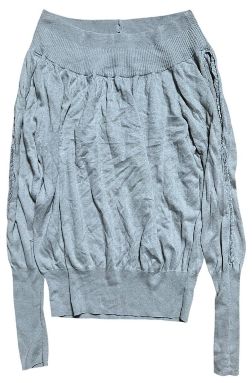 Free People Off the Shoulder Open Back Long Sleeve *see measurements*